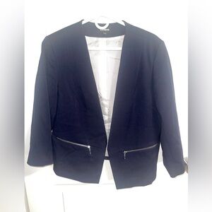 Women's suite jacket express size 16 navy